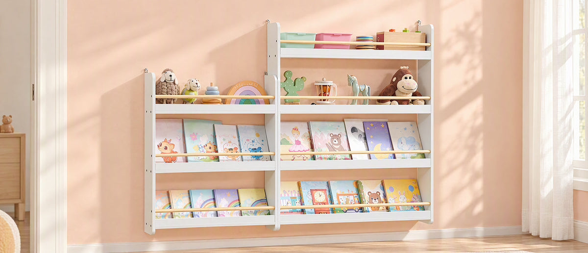 Estanterías de almacenamiento para niños